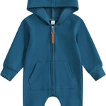 Ledy Champswiin Fall Baby Clothes Newborn Boy Girl Hoodie Romper Long Sleeve Jumpsuit Winter Infant One Piece Outfit