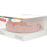 Nuby Animal Friend Silicone Round Plate - Toddler Plate - 6+ Months - Pink Whale Plate