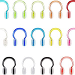 Swimming Nose Clip, 14 Packs Swim Nose Plugs with Waterproof Silica Gel for Kids (Age 7+) and Adults, Multi-Color