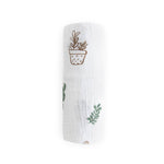 Little Unicorn Premium Cotton Swaddle Baby Blanket | Breathable Fabric | for swaddling, Play, Nursing & More (Prickle Pots)