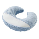 DONOMILO Nursing Pillow and Positioner Breastfeeding and Bottle Feeding, Propping Baby, Tummy Time, Sitting Support for Baby Boy Baby Girl, with Removable Dots Cover (Blue)