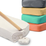 ReArt Stone Air-Dry Clay Modelling, 2.2 pounds Ideal for Beginners and Advanced Sculptors All-Purpose Modeling Clay (White)