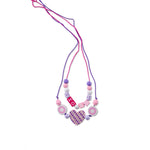 Melissa & Doug Created by Me! Sparkle & Shimmer Beads Wooden Bead Kit, 340+ Beads for Jewelry-Making