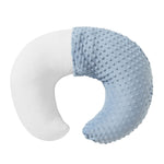 Aullar Pillowcase for Nursing Pillow and Positioner for Breastfeeding and Bottle Feeding, Propping Baby, Tummy Time, Baby Sitting Support, Awake-Time Support, Pillow Cover Only (Blue)