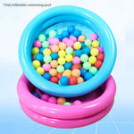 Inflatable Paddling Pool for 0-3 Years, Inflatable Swimming Pool, Family Pools for Kids, 2 Ring Inflatable- Paddling Pool Water Toys for Indoor Outdoor Pool(Blue)