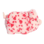 Aurora Adorable Spudsters Pamela Spotted Pig Stuffed Animal - Round Shape Makes For Comforting Cuddles - Perfect for Decorating Rooms and Valentine's Day - Pink 11 Inches