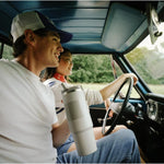 Stanley Quencher ProTour Flip Straw Tumbler with Leakproof Lid 30 oz | Built-In Straw and Handle | Cup Holder Compatible for Travel | Insulated Stainless Steel Cup | BPA-Free | Azure Fade