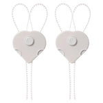 Dreambaby Flexi Lock - Cabinet & Drawer Handle Locks - Cabinet Safety Straps - with Multi-Touch Release System - White - 2 Count (Pack of 1) - Model L185