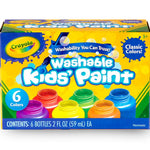 Crayola Washable Kids Paint Set (12ct), Classic and Glitter Paint for Kids, Arts & Crafts Supplies, Easter Basket Essentials, Toddler Painting Kit, 3+ [Amazon Exclusive]