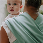 Boba Baby Wrap Carrier – Original Baby Sling Carrier for Newborns (7–35 lbs), Soft, Secure, Hands-Free & Ergonomic, Ideal for Comfortable Bonding, New Parents (Sage Green)