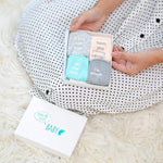 Baby Socks Gift Set - Unique Baby Shower or Newborn Gift - 4 Pairs of Cute Funny Quotes in Gift Box