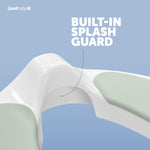 Jool Baby Potty Training Seat for Boys and Girls With Handles, Fits Round & Oval Toilets, Non-Slip with Splash Guard, Includes Free Storage Hook (Sage)