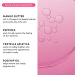 Evereden Nourishing Stretch Mark Cream (4 fl.oz): Clean & Vegan Cream for Pregnancy and Postpartum | Pregnancy Stretch Mark Prevention | Rich in Vitamins & Minerals | Valentine Gifts for Women