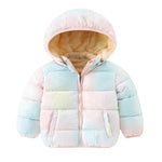YAGATA Toddler Winter Coat Boys Fleece Jacket Warm Girls Coats Baby Puffer Jackets 2t Tie Dye 1-2T 90