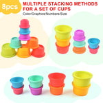Cosaway Baby Stacking Nesting Cups Toys, Baby Toys 6 to 12 Months, Montessori Toys for Toddler Gifts 1 Year Old (617-97)