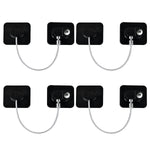 YEYA Refrigerator Lock, Baby Proof Cabinet Locks with Keys, Safety Cabinets Locks for Toddler 4 Pack