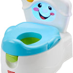 Fisher-Price Toddler Toilet Learn-to-Flush Potty Training Seat with Lights Sounds Phrases and Removable Potty Ring