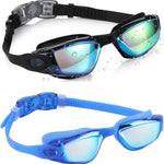Aegend Kids Swim Goggles, Pack of 2 Swimming Goggles for Children Boys & Girls Age 3-14
