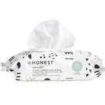 The Honest Company Clean Conscious Multi-Use Wipes, Unscented Hypoallergenic Baby Wipes for Sensitive Skin, 99% Water Plant-Based Compostable Wipes, Pattern Play, 720 Count