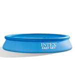 INTEX 28106EH Easy Set Inflatable Swimming Pool: 8ft x 24in – Puncture-Resistant Material – Quick Inflation – 513 Gallon Capacity – 18in Water Depth