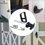 StartFine 6½" T-Handle Shed Door Lock Handle with Lock Keyed Alike Garage t Handle Shed Latch Hardware Locking Handle 6-1/2" T-Handle 1kit