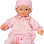 Corolle Bébé Calin Charming Pastel Baby Doll - 12" Soft Body Doll with Pink Outfit, Sleeping Eyes Open and Close, Vanilla-Scented, for Kids Ages 18 Months and up