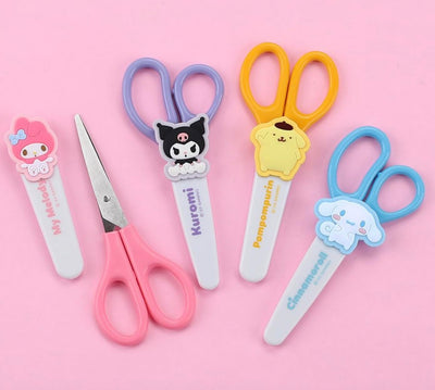 Pompompurin&Melody's Officially Licensed Two Scissors Set with Safety Caps