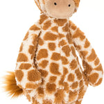 Jellycat Bashful Giraffe Stuffed Animal, Medium 12 inches - Safari Plush Toy - Classic Children's Gift