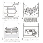 haakaa Silicone Baby Food Freezer Tray with Lid by haakaa - Perfect Storage Container for Homemade Baby Food, Vegetable & Fruit Purees, and Breast Milk, Pea Green