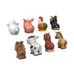 Fisher-Price Little People Toddler Toys Farm Animal Friends 8-Piece Figure Set for Pretend Play Ages 1+ Years