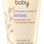 Aveeno Baby Calming Comfort Moisturizing Lotion with Relaxing Lavender & Vanilla Scents, Non-Greasy Body Lotion with prebiotic Oatmeal & Dimethicone, Paraben- & Phthalate-Free, 8 fl. oz