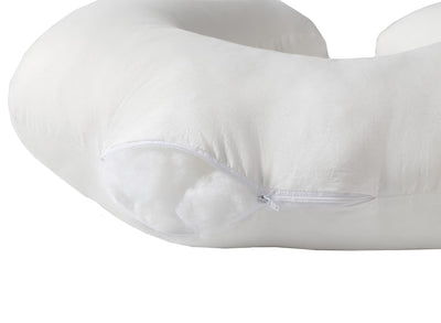 Aullar Nursing Pillow and Positioner with Cover for Breastfeeding and Bottle Feeding, Propping Baby, Tummy Time, Baby Sitting Support, Awake-Time Support (Pillow Only, 22" x 17.7" x 5.9")