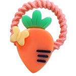 100pcs Mix Colors Girl's Elastic Hair Ties Soft Rubber Bands Hair Bands Holders Pigtails Hair Accessories for Girls Infants Toddlers Kids Teens and Children 100A