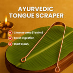 Natruveda Copper Tongue Scraper - Metal Oral Hygiene Tool for Adults & Kids, Reusable Tongue Scraper & Cleaner, Fresher Breath & Debris Removal, Travel-Friendly, USA-Based Seller - 4 PACK