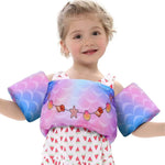 Onory Toddler Swim Vest Kids Adjustable Strap Swimming Jacket Pool Floaties Learn Swimming Training, Cute Cartoon Swim Training Equipment Swim Aid for 20-50 lbs Boys and Girls