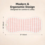 5-Pack Muslin Burp Cloths Baby Boy, Girl - Very Absorbent Baby Burp Cloth Rags, 8-Layers Viscose Derived from Bamboo Cotton Muslin Towel, Super Soft Spit Up Rags, No Shrink Washcloths (Sweet Charm)