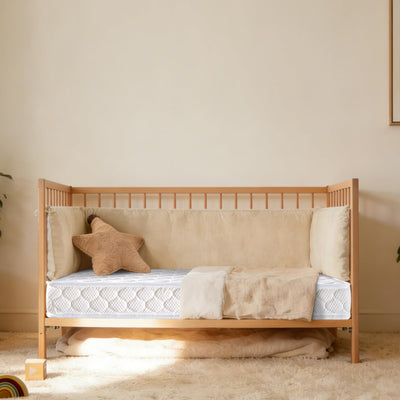 Tiankehan Premium Crib & Toddler Mattress-52"x27.6"x5", 100% Knitted Fabric, Soft Moisture Absorbent & Breathable Crib Mattress, Fits Standard Cribs & Toddler Beds