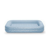 Intex 66810FL Inflatable Kidz Travel Bed Set, Includes Hand Pump and Carry Bag, Removable Mattress, Quick Inflation, Indoor Use, 42in x 66in x 10in, Blue with Star Print Frame