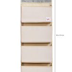 3 Sprouts Over The Door Baby Organizer - Essential Newborn Nursery Storage, Toy Organizer for Room and Closet - Bedroom Storage - Hooks Included, Llama