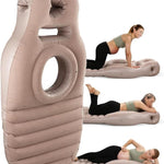 Pregnancy Mattress with Hole, Tummy Nest Pregnancy Mattress, Inflatable Pregnancy Pillow, for Stomach & Side Sleepers, Sleep Support for Back, Neck, Shoulder, HIPS, Belly for Pregnent Women (Pink)