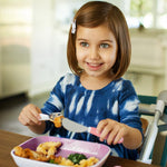 Munchkin® Splash™ 4 Piece Toddler Plates, Pink/Purple