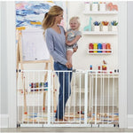 Regalo 38.5-Inch Extra Wide Baby Gate – Pressure Mount Baby and Pet Safety Gate for Bottom of Stairs & Doorways – Tested and Trusted, American Designed, American Owned