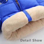 Baby Boys Girls Toddlers Winter Coats Puffer Jacket Hooded Down Snow Jacket Coat Outerwear