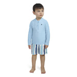 Long Sleeve Rash Guard Swim Suit 2-Piece Outfit Set