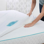 Linenspa Mattress Protector Full - Five Sided Full Mattress Protector Waterproof Mattress Cover – Soft Breathable Bed Protector - Fitted Sheet Style - Deep Pocket Up to 14”