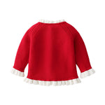 Baby Girls Fall Winter Cardigan Sweater Long Sleeve Button Knitted Outwear Tops Toddler Girl Clothes