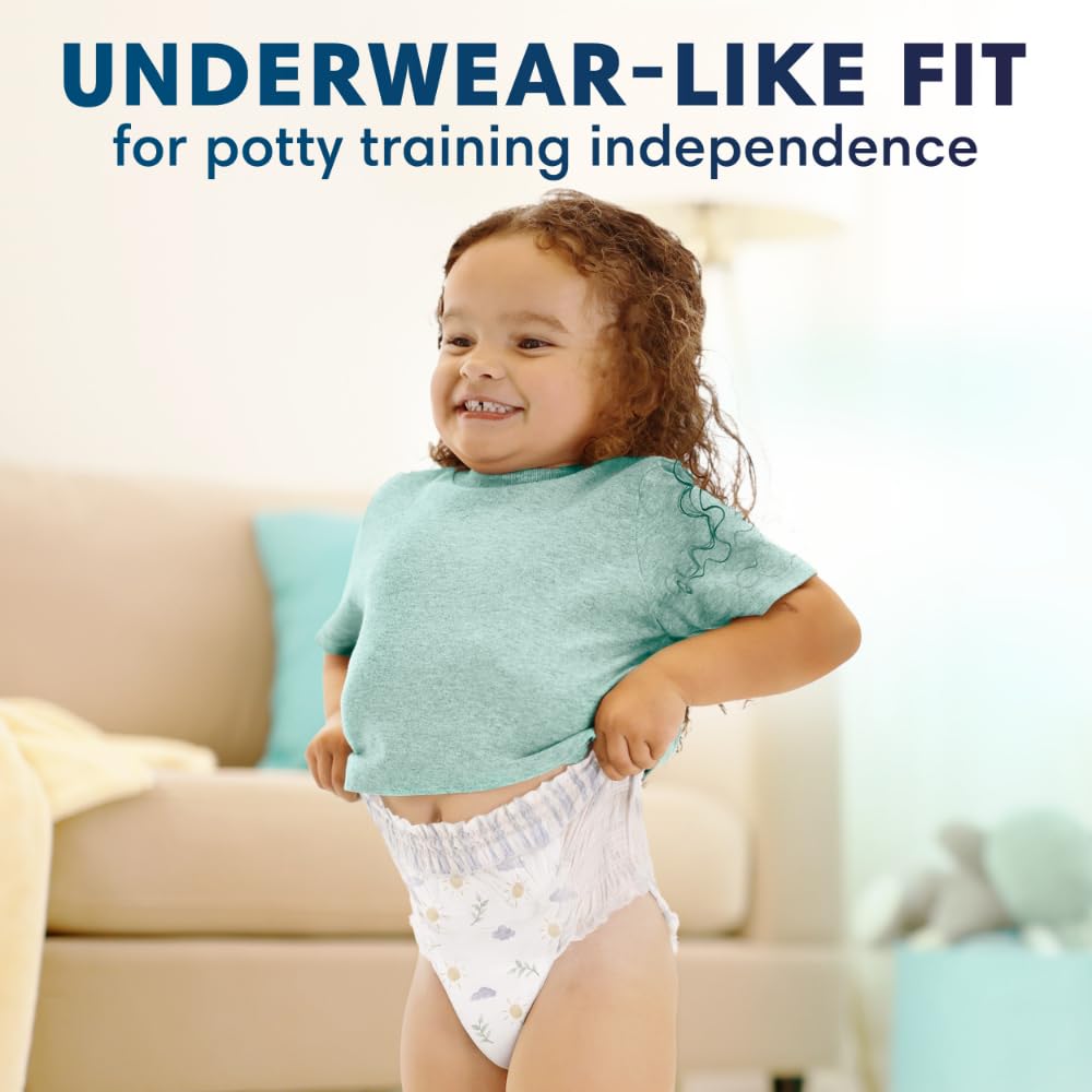 Pampers Pure Protection Training Underwear, Unisex, Size 3T4T, 92 Count, Premium, Hypoallergenic, Soft, Absorbent