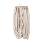 PAUBOLI Baby Long Bloomers Soft Cotton Harem Pants for Boys Girls 12M-7T (US, Age, 6 Years, 7 Years, Beige)