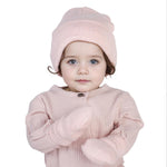 Baby Beanie Hat Gloves Set, Kids Winter Warm Knit Hat with glvoes,Toddler Soft Beanie for Little Boys Little Girls Children