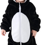 MICHLEY Unisex Baby Animal Costume Winter Autumn Hooded Romper Halloween Cosplay Jumpsuit Outfits